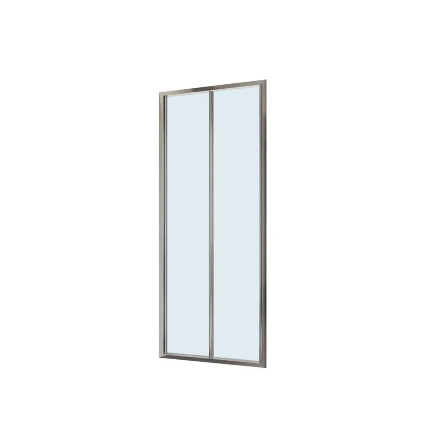 Porta a soffietto doccia 2 ante estensione cm 67-71 cromo trasparente