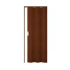 Porta a soffietto Luciana in PVC 88,5x214 cm noce mansonia