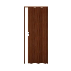 Porta a soffietto Luciana in PVC 88,5x214 cm noce mansonia