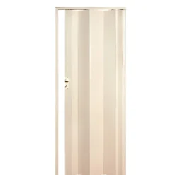 Porta a soffietto Maya in PVC 83x214 cm bianco frassino