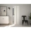 Porta a soffietto Maya in PVC stampa 3D 83,5x214 cm bianco orizzontale