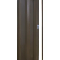 Porta a soffietto Maya in PVC 83x214 cm legno scuro