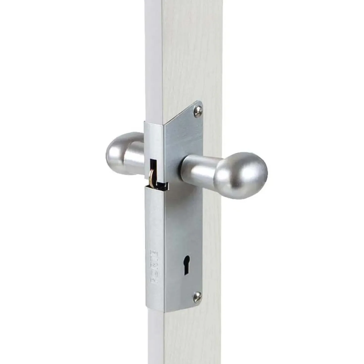 Porta a soffietto Maya Vetrata in PVC stampa 3D 83,5x214 cm tessuto grigio