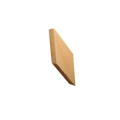 Porta abito in legno finitura naturale L 2 x H 14,5 x P 9 cm
