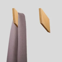 Porta abito in legno finitura naturale L 2 x H 14,5 x P 9 cm