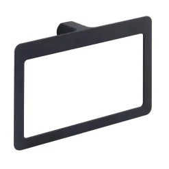 Porta asciugamani ad anello Pirenei nero opaco