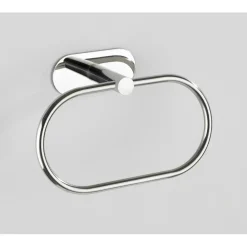 Porta asciugamani ad anello Orea shine cromo