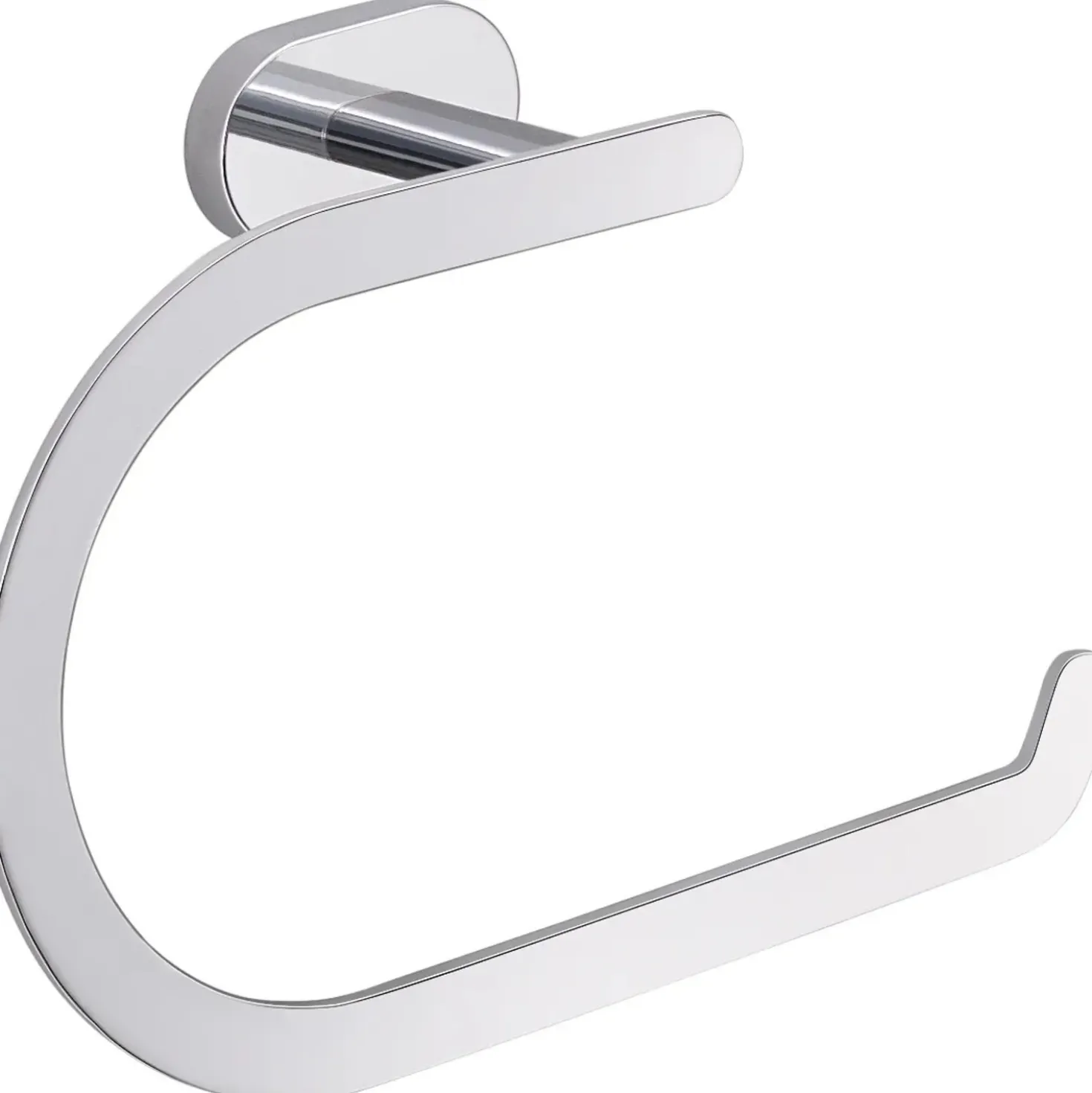 Porta asciugamani ad anello Bernina cromo