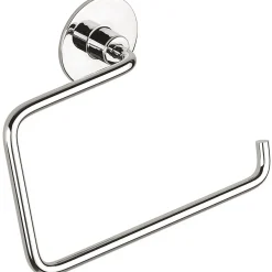 Porta asciugamani ad anello Wind cromo