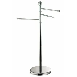 Porta asciugamani da terra Saria OBI H 90 cm cromo
