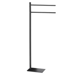 Porta asciugamani da terra Trilly nero opaco 84,5 cm