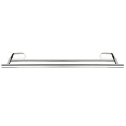 Porta asciugamani doppio Orea shine 60 cm