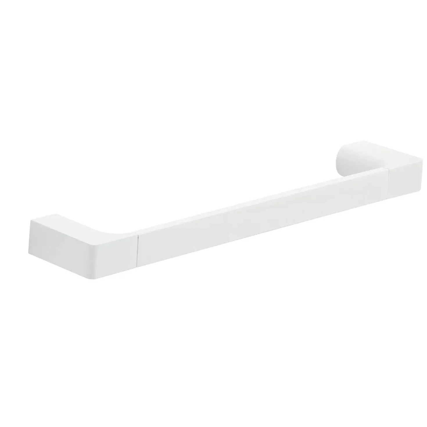 Porta asciugamani Pirenei bianco opaco 35 cm