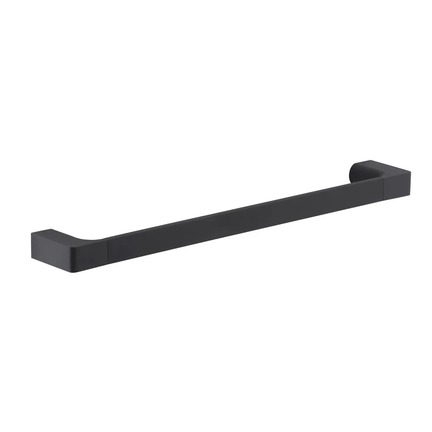 Porta asciugamani Pirenei nero opaco 45 cm