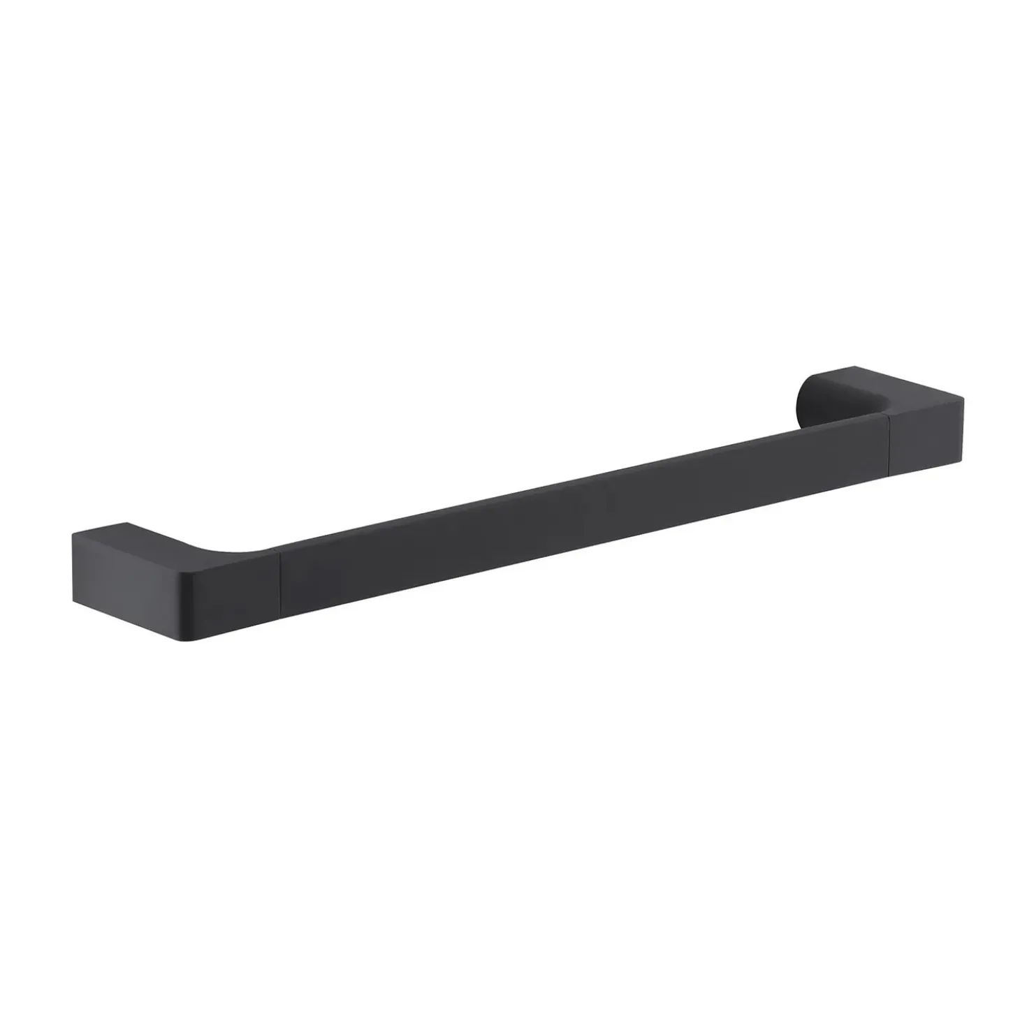 Porta asciugamani Pirenei nero opaco 35 cm