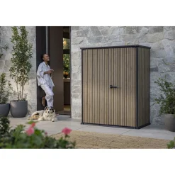 Porta attrezzi in plastica Keter Vertical sp. 20 mm marrone chiaro 1,16 m²