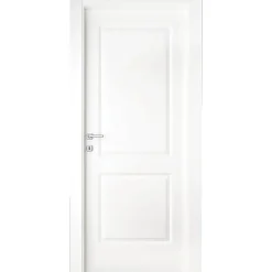Porta battente destra 2B bianco laccato 210x80 cm