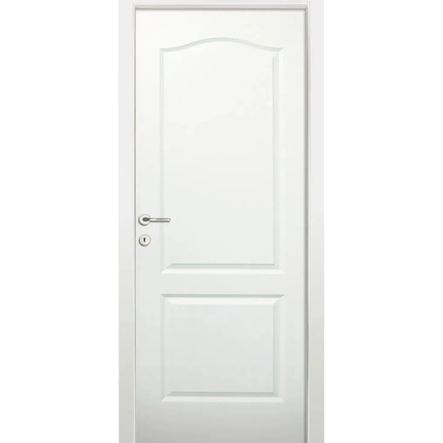 Porta battente destra Giulia bianco laccato 210x80 cm