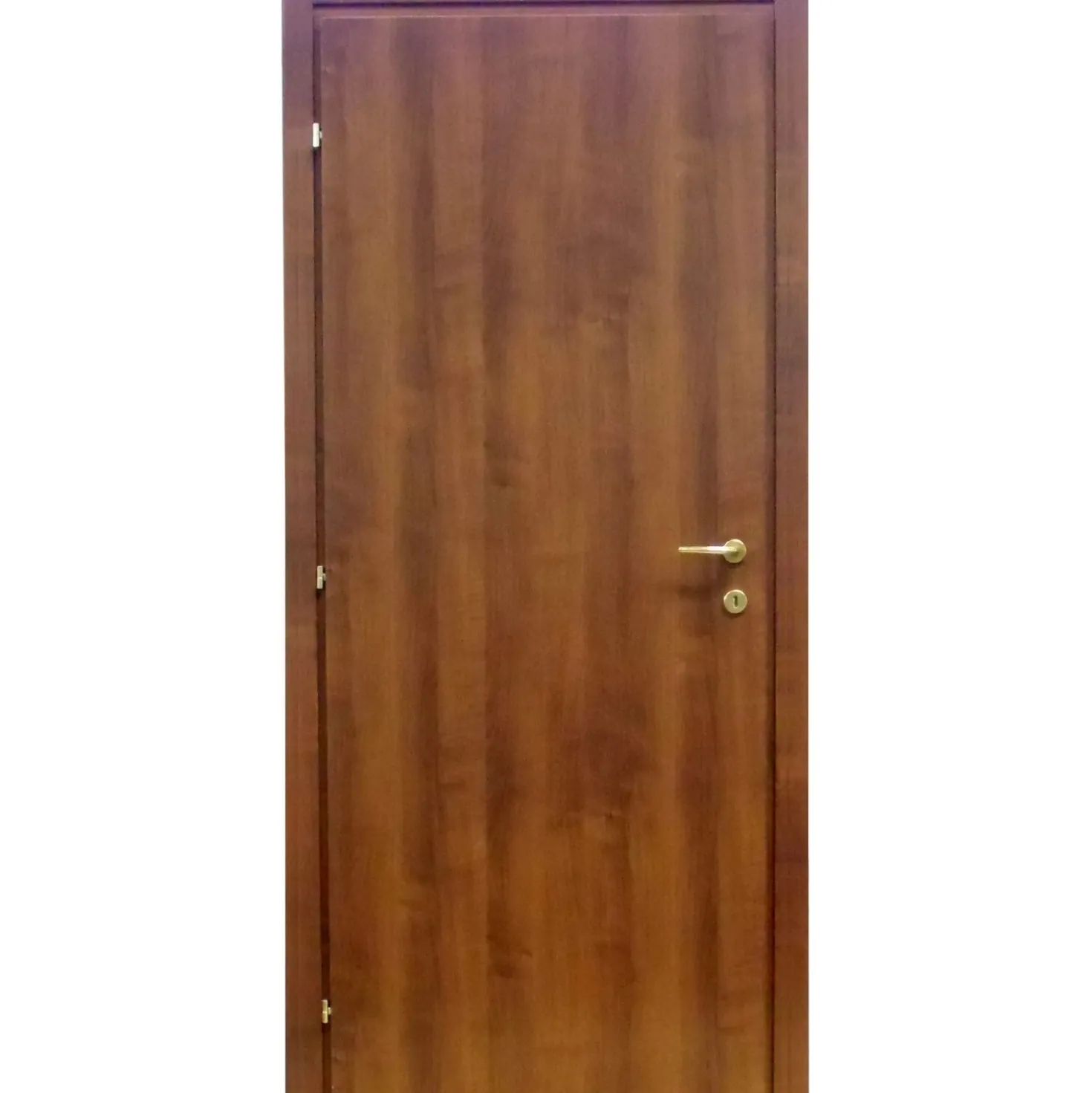 Porta battente reversibile Badia noce 200x60 cm