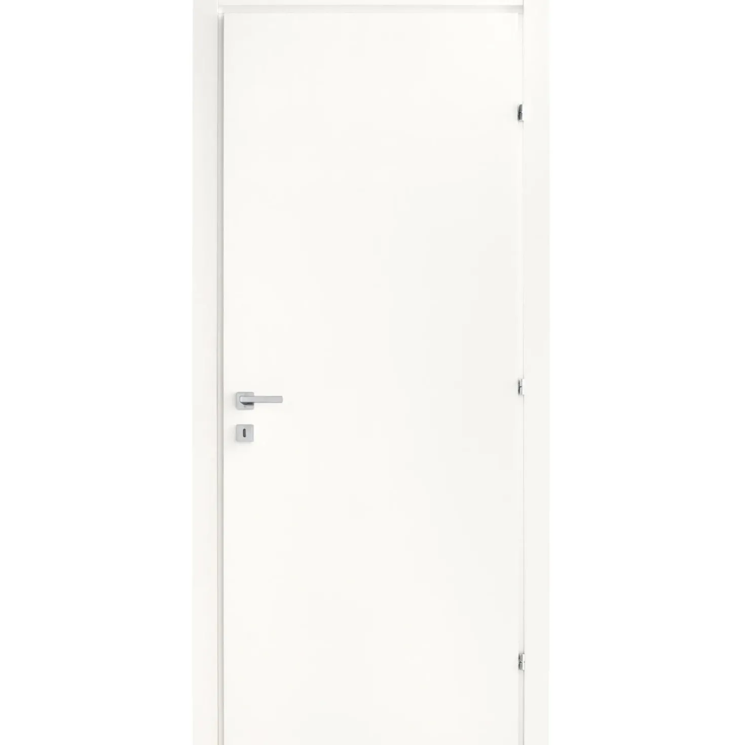 Porta battente reversibile Badia bianca 210x70 cm