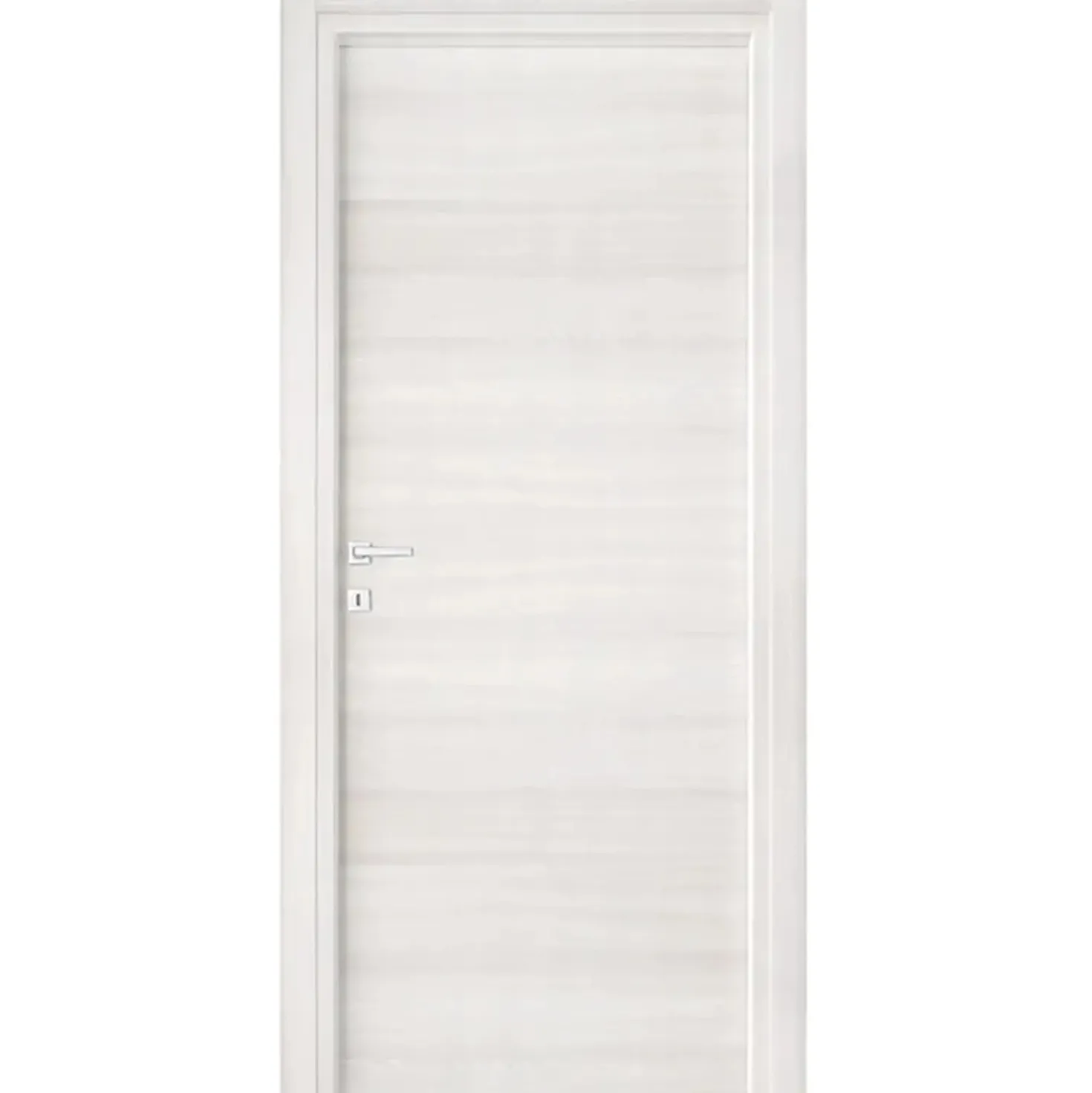 Porta battente reversibile Badia grigio 210x80 cm