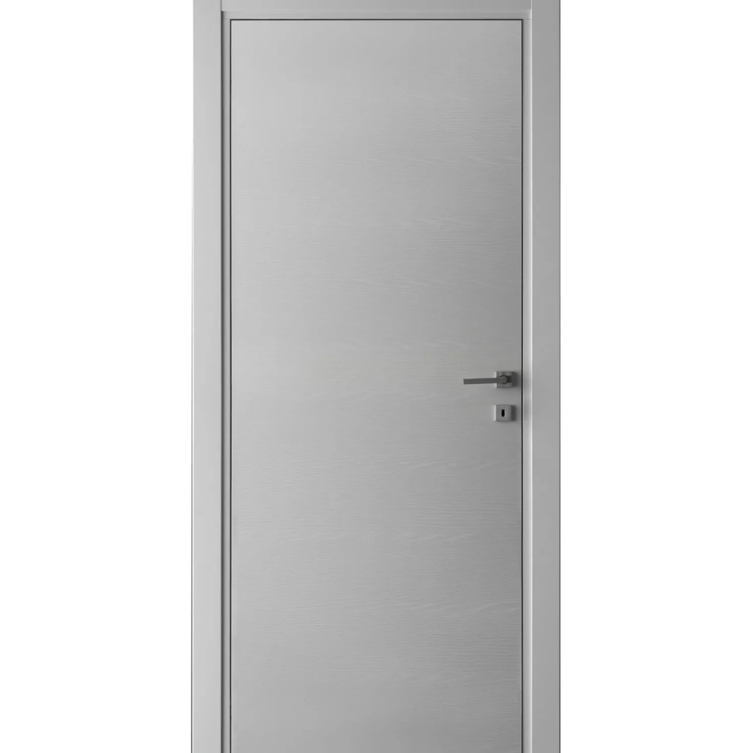 Porta battente reversibile Aspen bianco frassino 210x70 cm