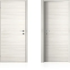Porta battente reversibile Bormio Olmo 210x80 cm
