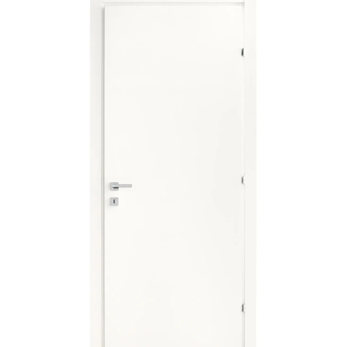 Porta battente reversibile Badia bianca 200x60 cm