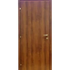 Porta battente reversibile Badia noce 200x80 cm