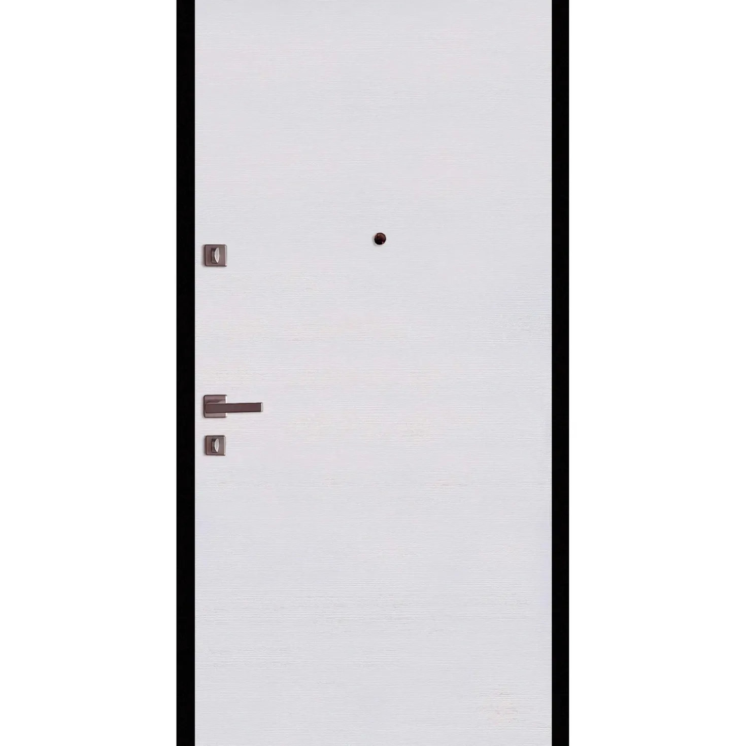 Porta blindata Externa 85x210 cm noce medio apertura sx