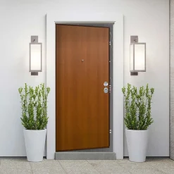 Porta blindata Gap 90x210 cm bianca apertura sx