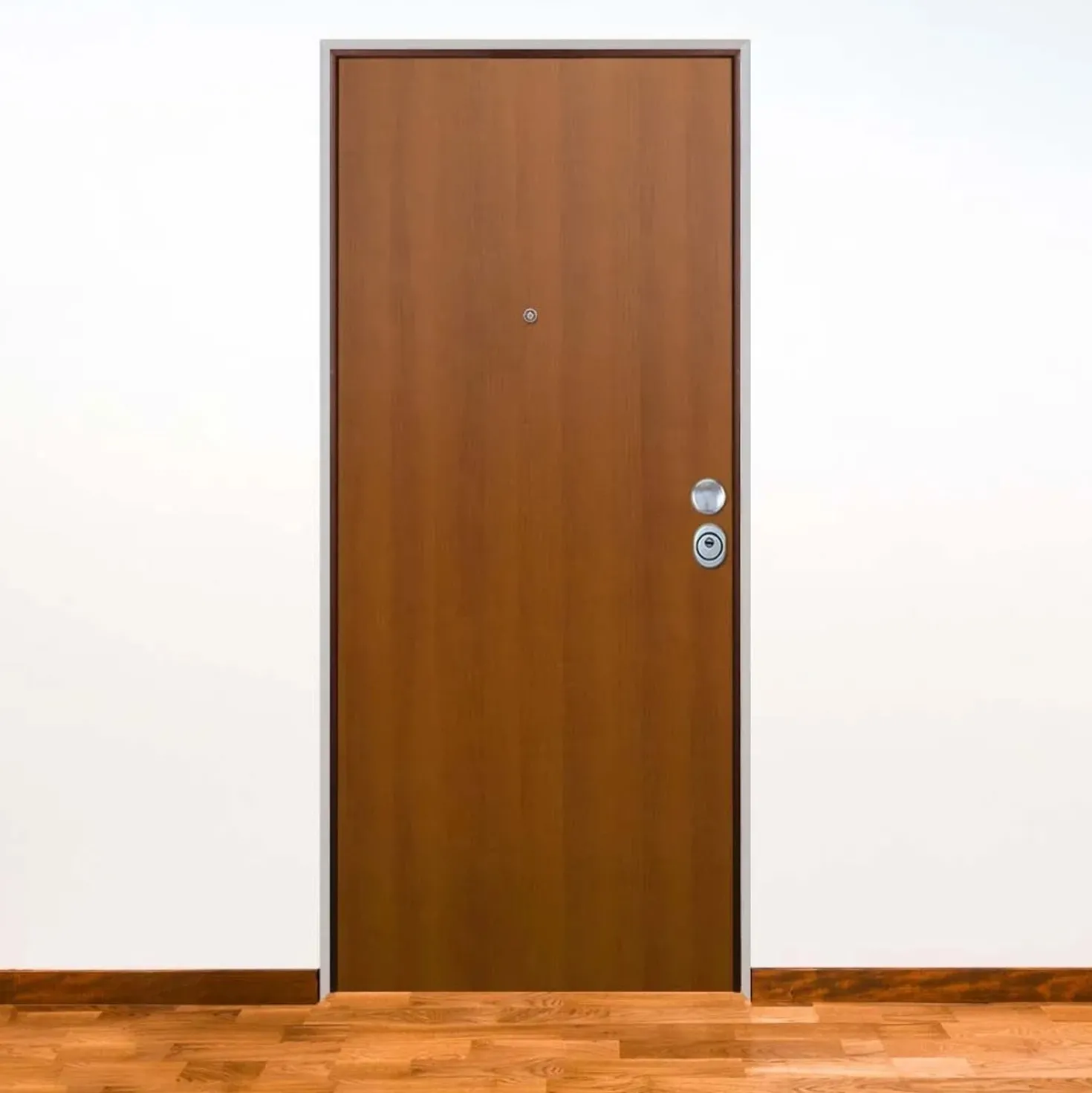 Porta blindata Light 90x210 cm noce apertura sx
