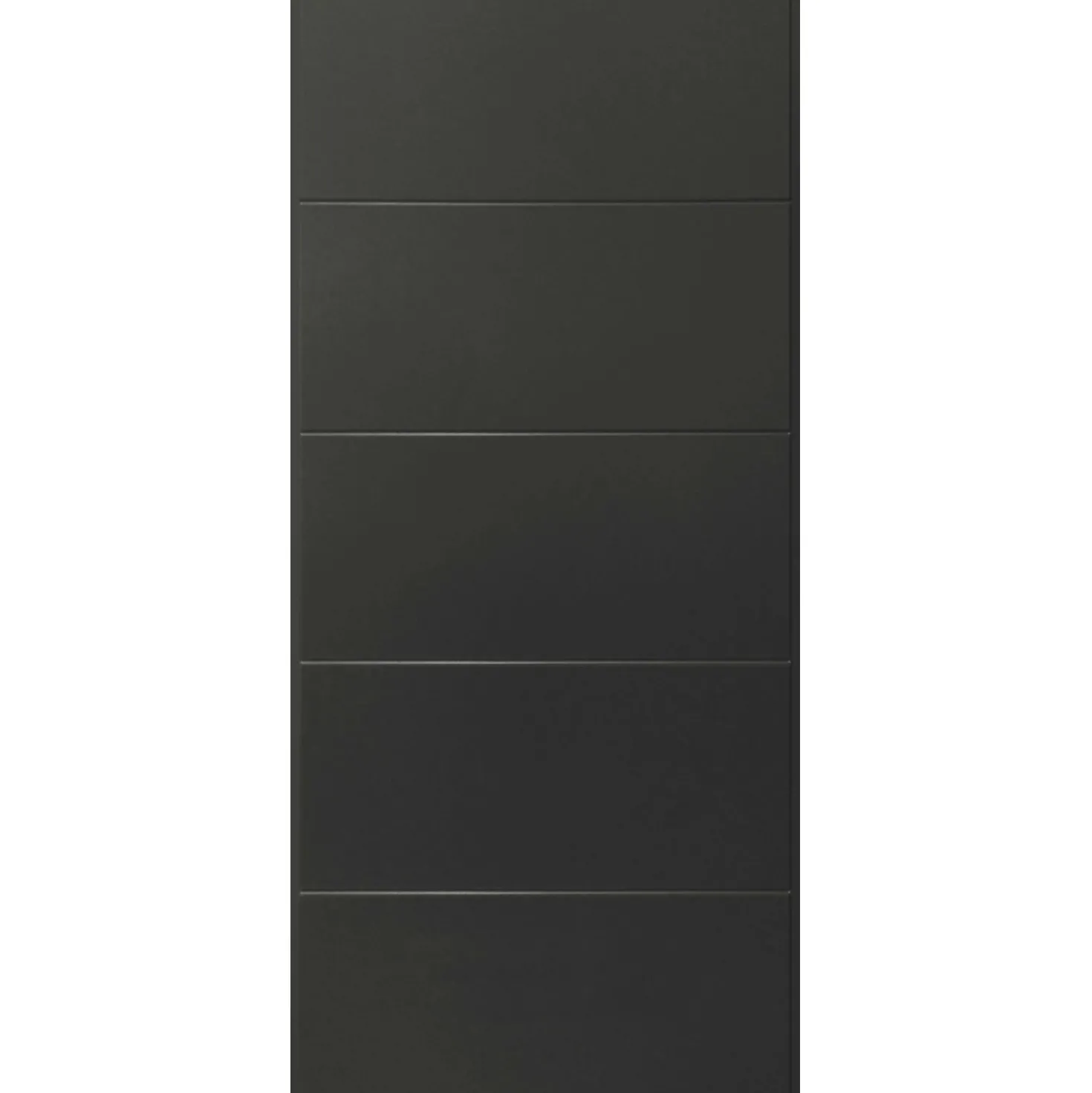 Porta blindata Monet pantografata 90x210 cm grigia apertura dx