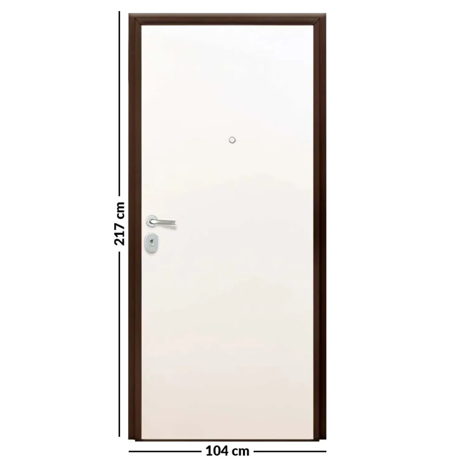 Porta blindata Super Gray 90x210 cm grigia apertura sx