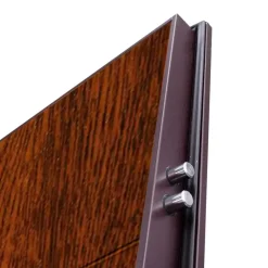 Porta blindata Super Noce 90x210 cm noce apertura sx