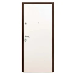Porta blindata Super 90x210 cm bianca apertura sx