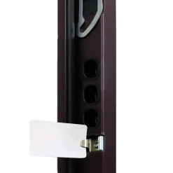 Porta blindata Super 90x210 cm bianca apertura dx