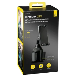 Porta cellulare e tablet Expansion Grip per portalattina auto nero