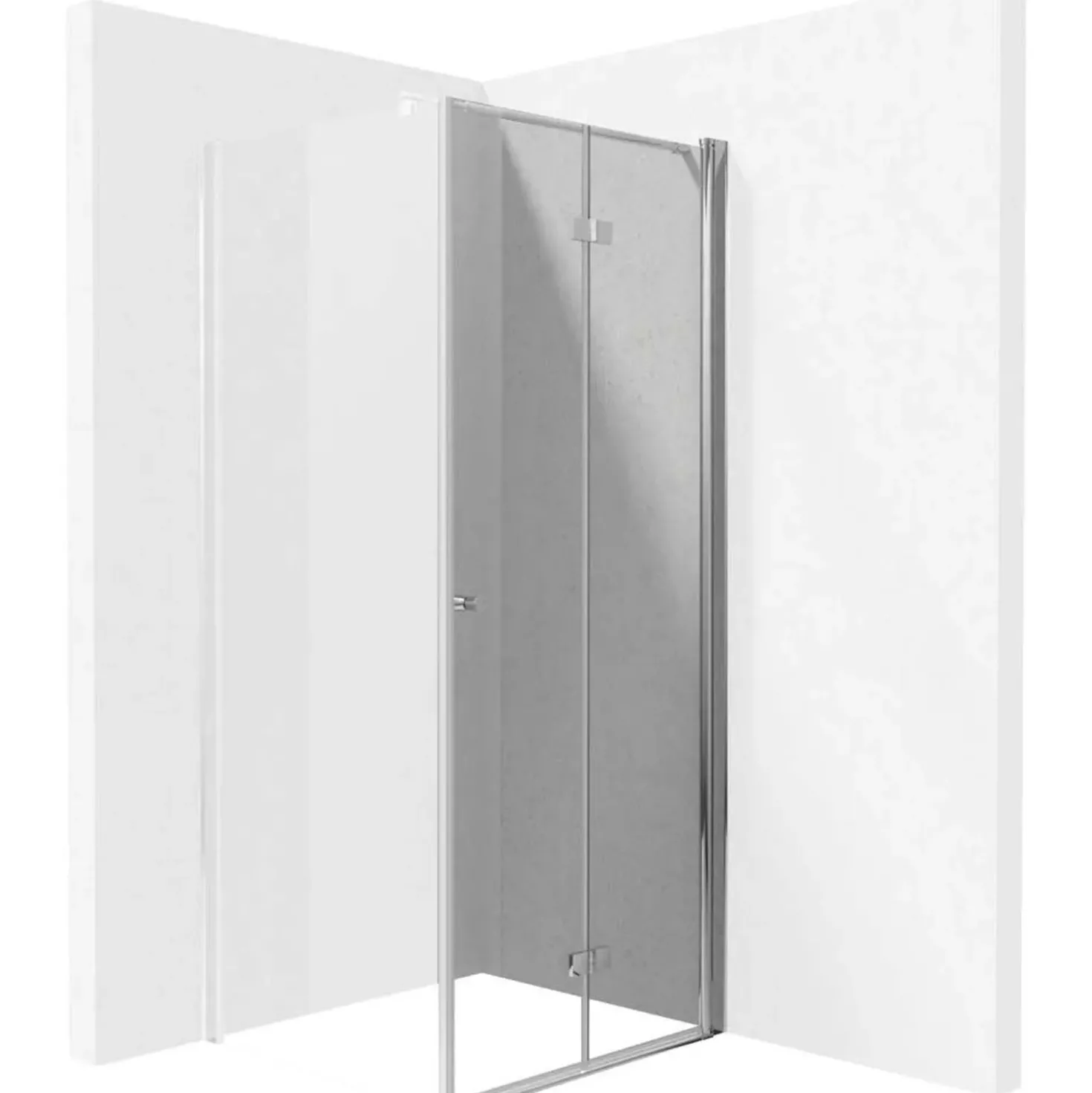 Porta doccia pieghevole Idrostile 700x2000 mm cromo