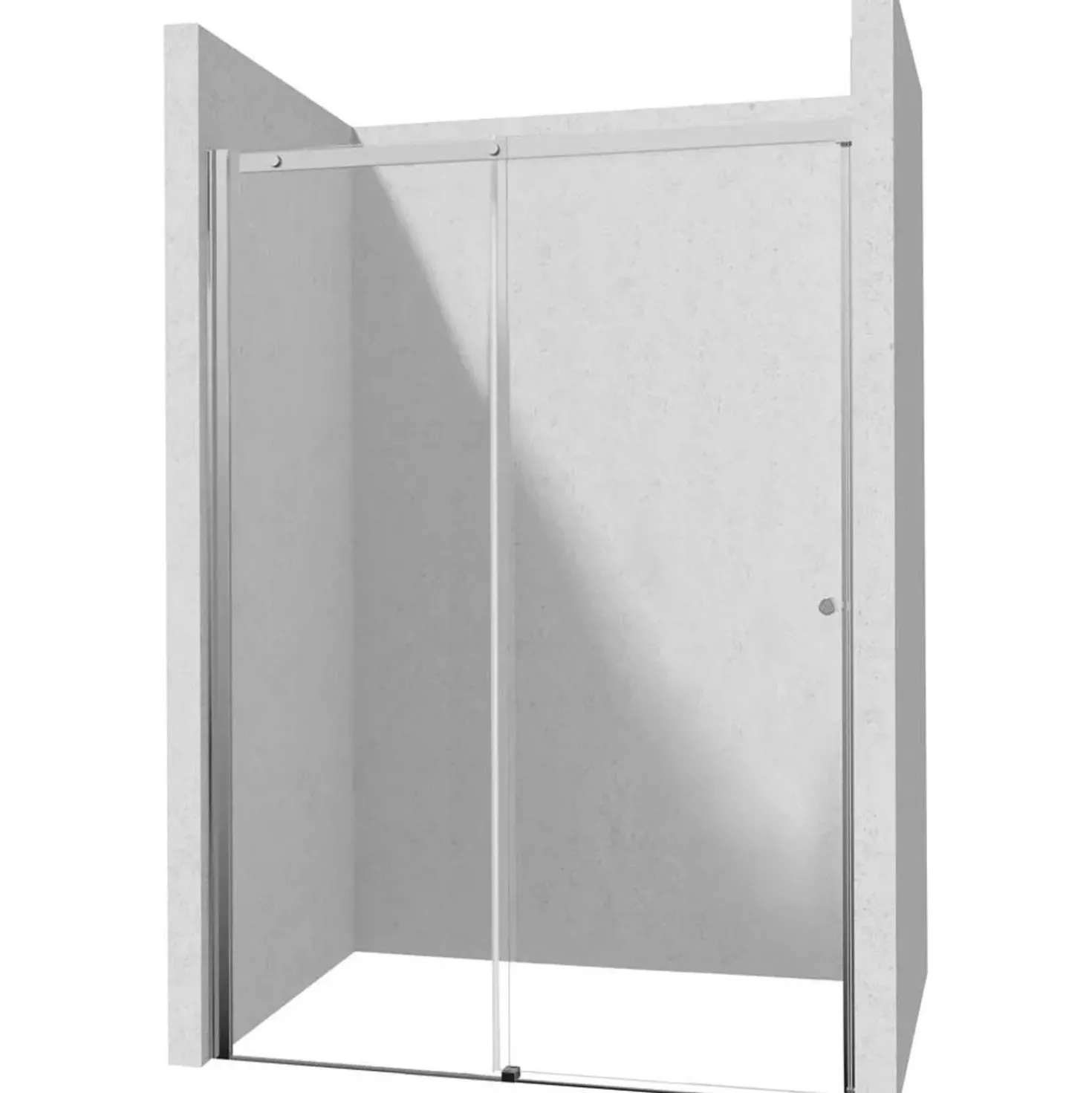 Porta doccia scorrevole Idrostile 180x200 cm Cromo