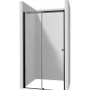 Porta doccia scorrevole Idrostile 110x200 cm Nero