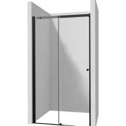 Porta doccia scorrevole Idrostile 110x200 cm Nero