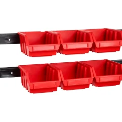 Porta minuteria LUX-TOOLS rosso misura 2 6 pz