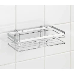 Porta oggetti doccia Premium in acciaio inox