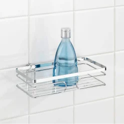 Porta oggetti doccia Premium in acciaio inox