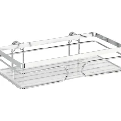 Porta oggetti doccia Premium in acciaio inox