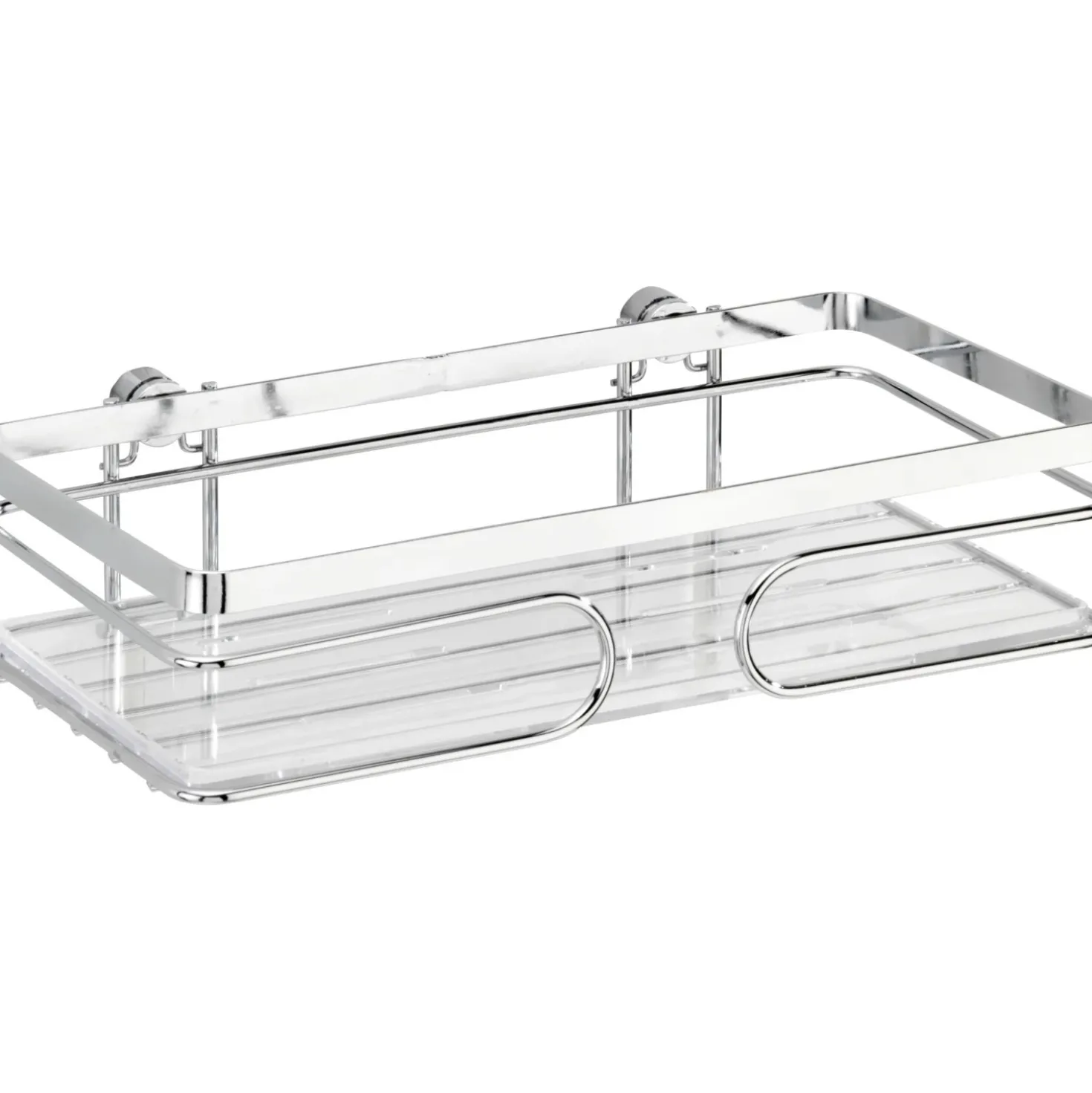 Porta oggetti doccia Premium in acciaio inox
