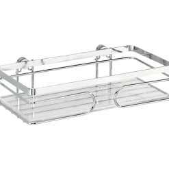 Porta oggetti doccia Premium in acciaio inox