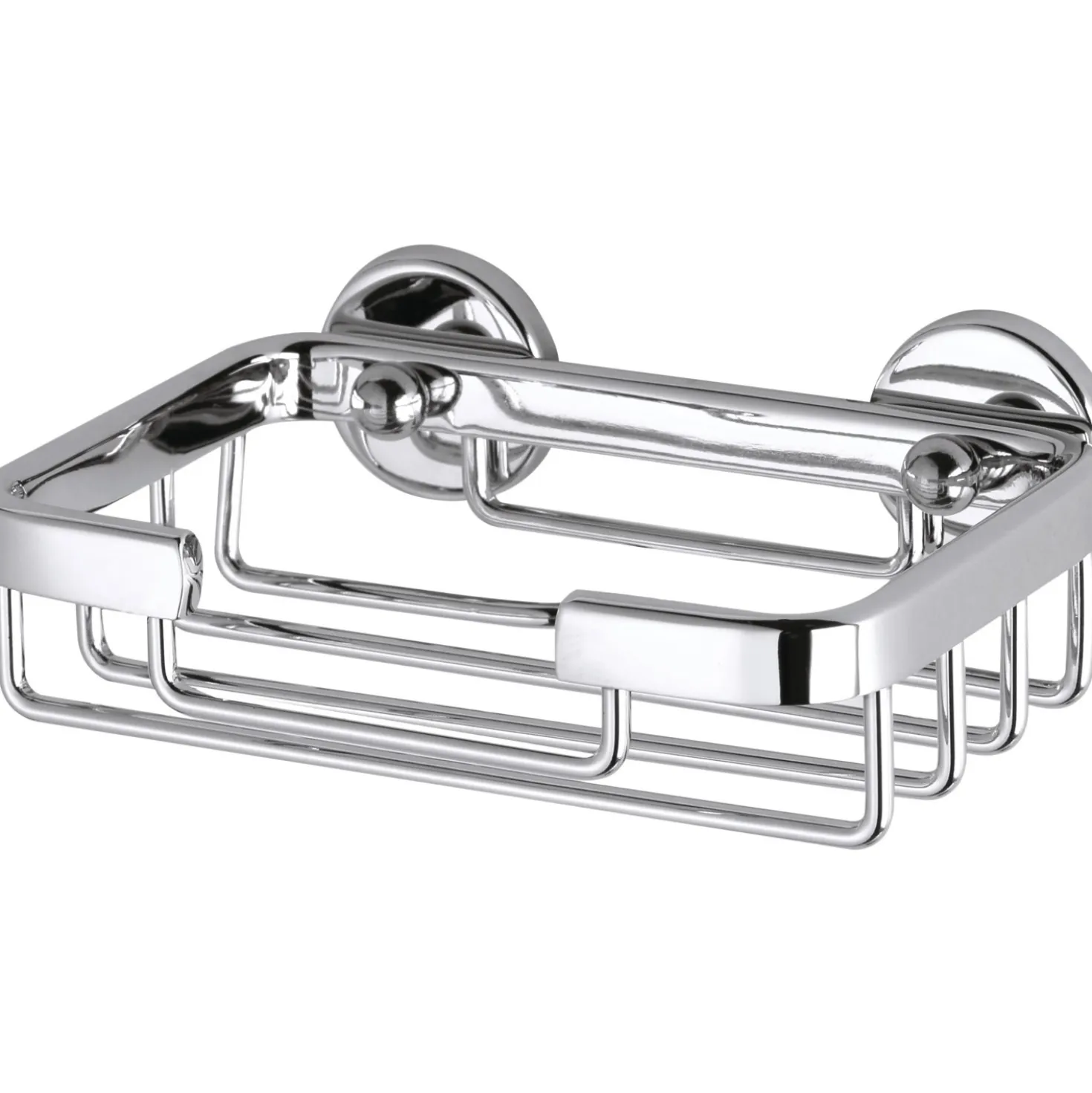 Porta oggetti doccia Tesa Aluxx in alluminio cromato lucido