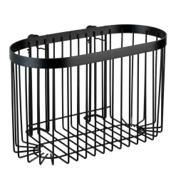 Porta oggetti doccia Wenko Classic Plus Black in acciaio nero
